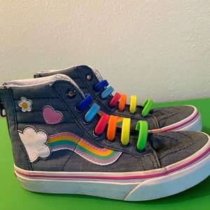 Super cute rainbow vans
